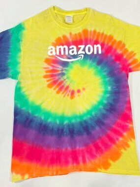 Amazon Logo Tie Dye Shirt - Size LARGE Unisex